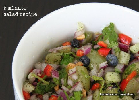 5 minute salad recipe