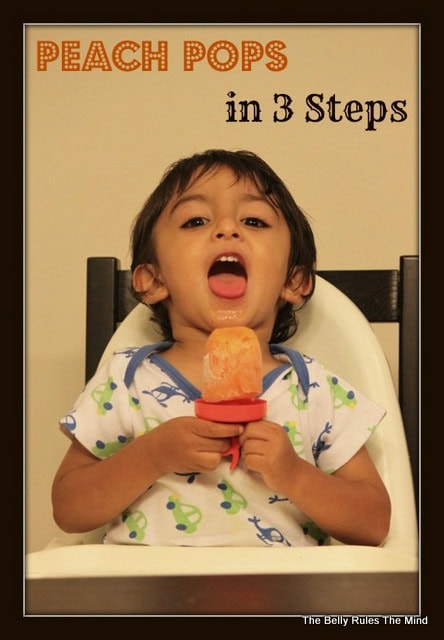 Peach Pops in 3 steps