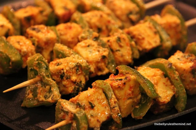 Stove Top Paneer Tikka