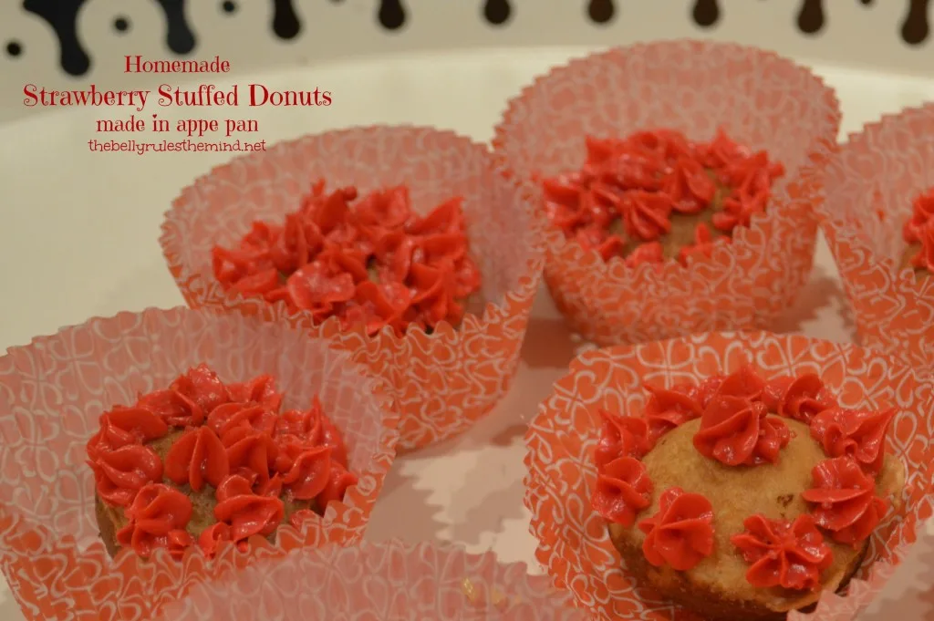 Homemade donuts made in appe pan