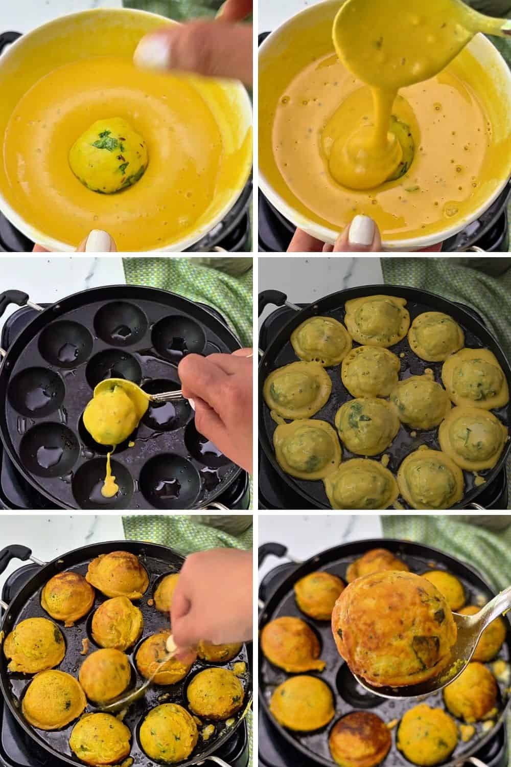 How to make vada pav in appe pan