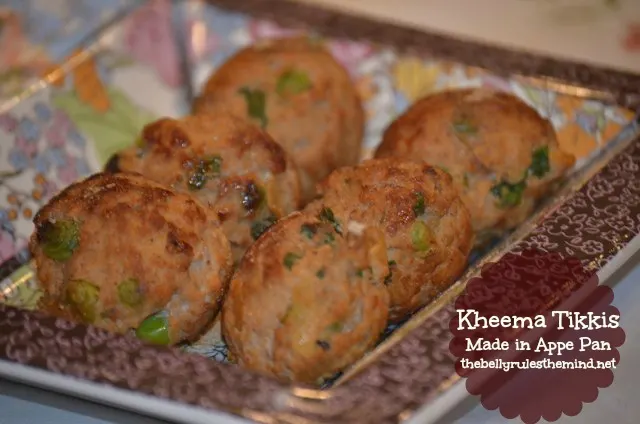 Kheema Tikkis Made in appe pan