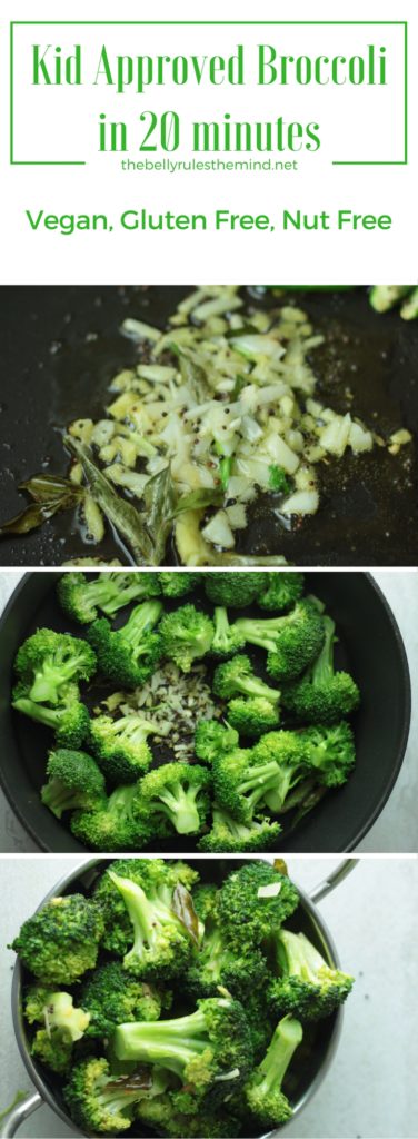 Kid Approved Broccoli in 20 minutes