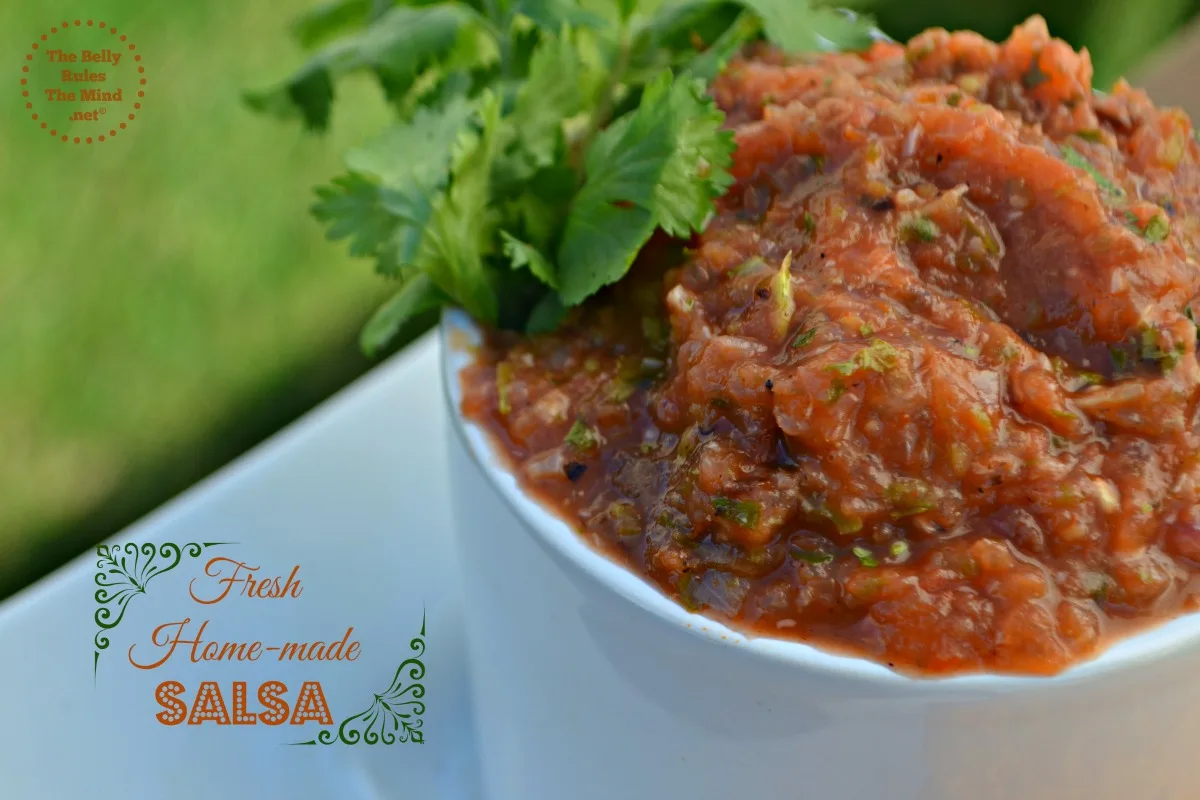 Fresh home-made salsa
