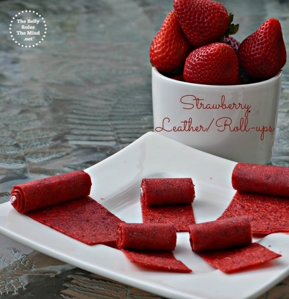 Strawberry leather/roll-ups