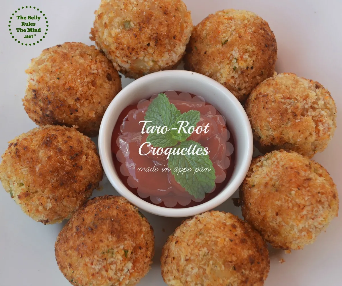 taro-root croquettes