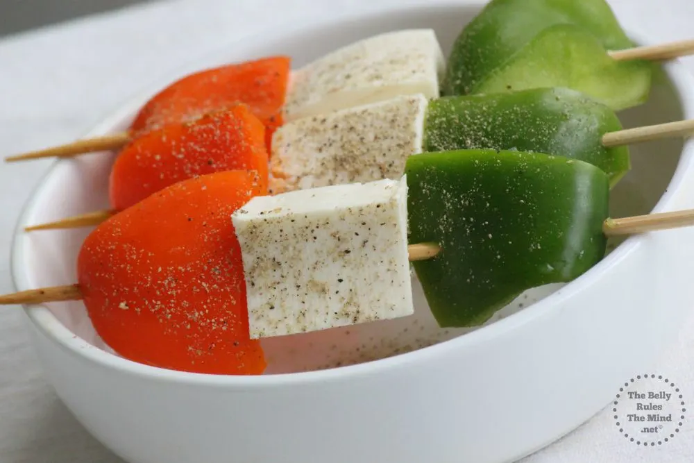 Tirange Salad Skewers