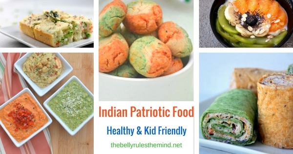 Indian Patriotic Food Flag