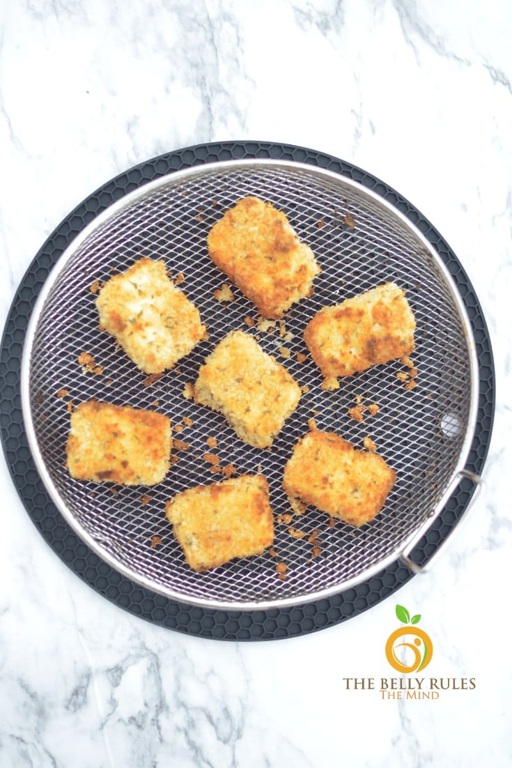 crispy tofu buffalo bites