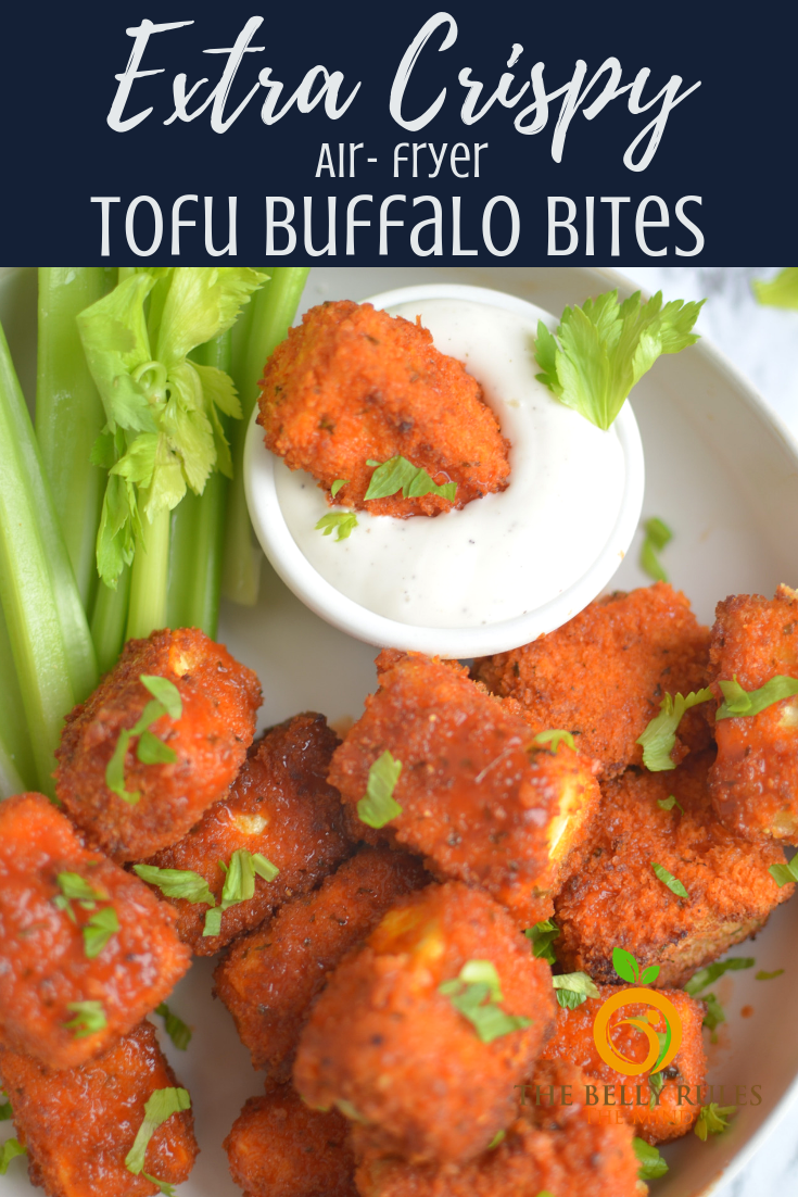 crispy tofu buffalo bites
