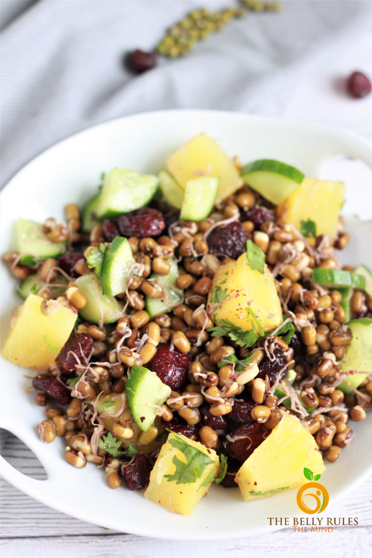 Sprouted Mung Beans Salad