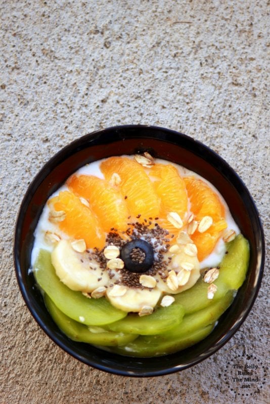 Banana Oatmeal Yogurt Bowl 3