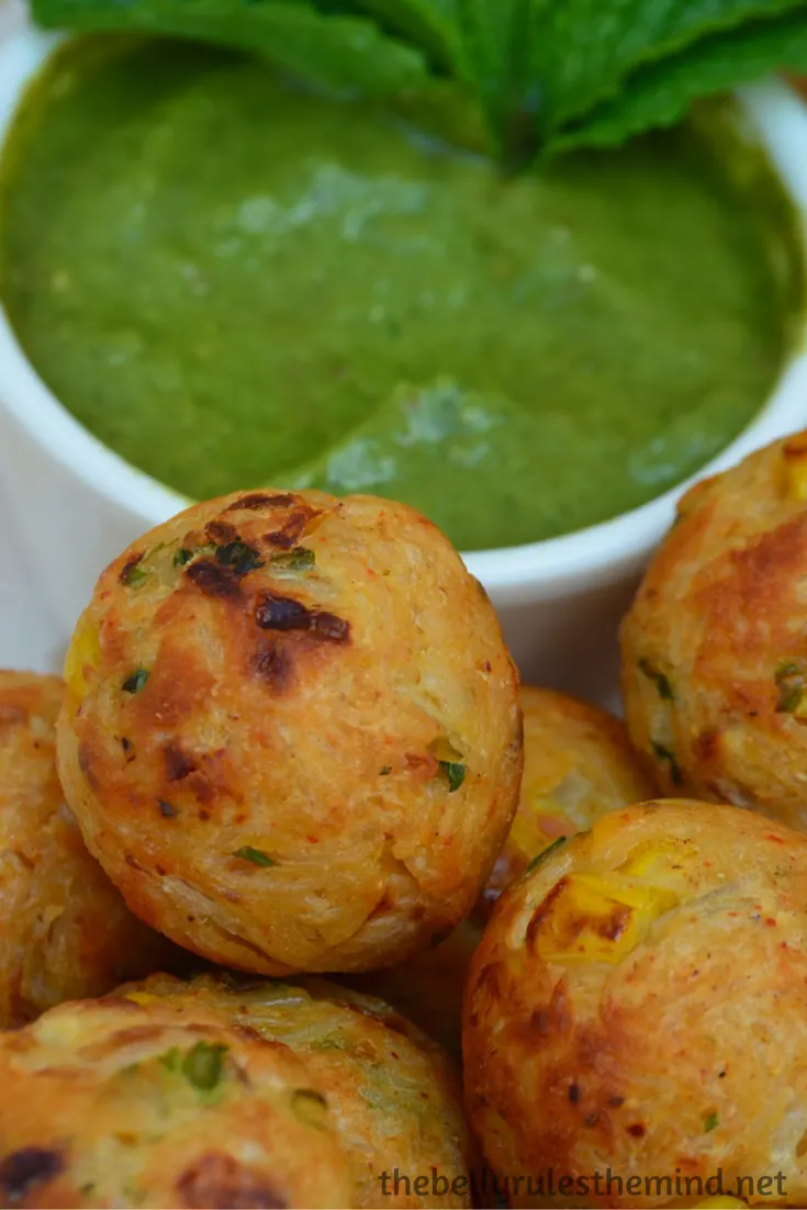  No-fry Vermicelli pakoda/fritters