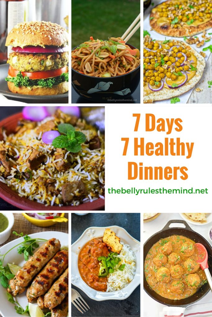 7 DAYS 7 HEALTHY DINNERS PIN 