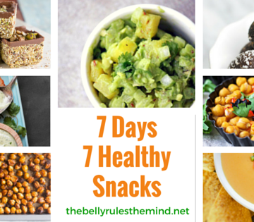 7 days 7 healthy snacks