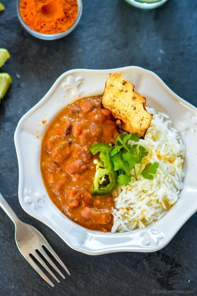 Slow Cooked Curried Kidney Beans