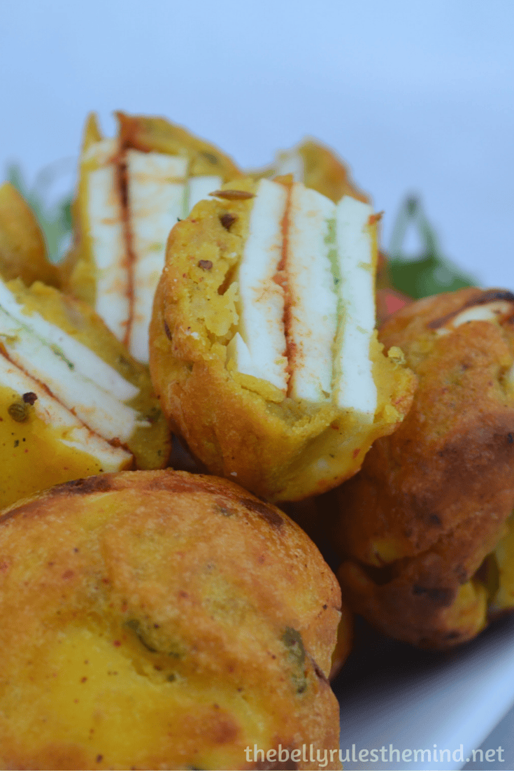 Stuffed Paneer pakoda- ( made in appe pan) (8)