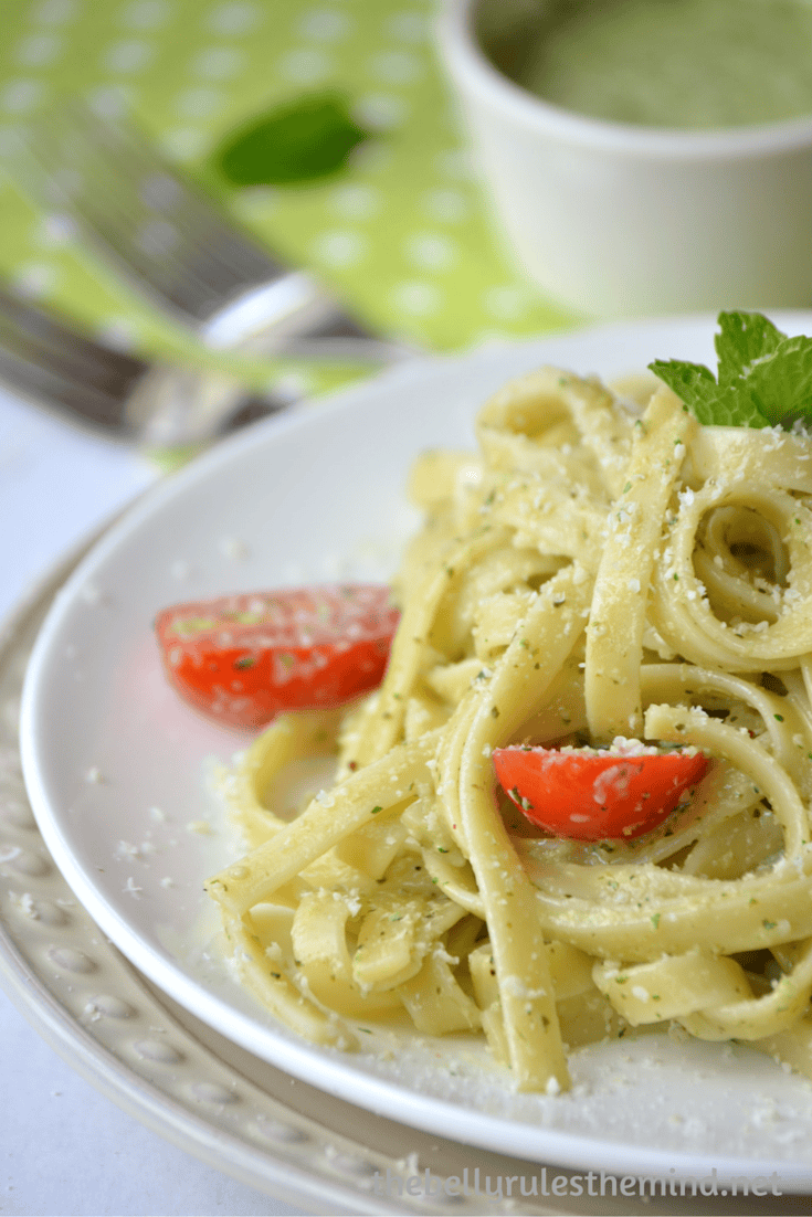 Creamy pesto pasta (8)