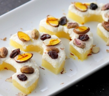 Healthy Pineapple Sandesh Mithai