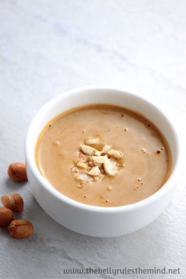 5 minute Asian Peanut Sauce - The Belly Rules The Mind