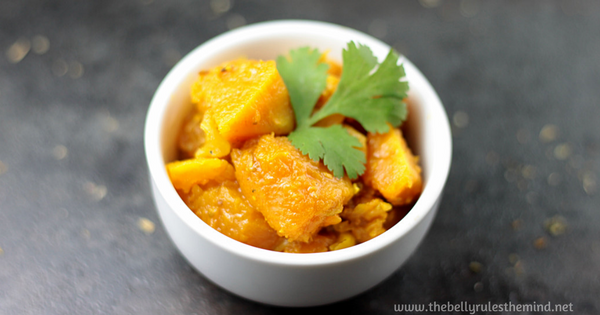 Indian style pumpkin recipe