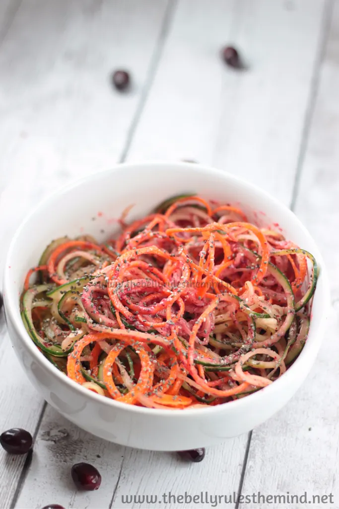 Thanksgiving Salad with Cranberry Ginger Viniagrette