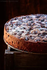 chocolate cranberry torte