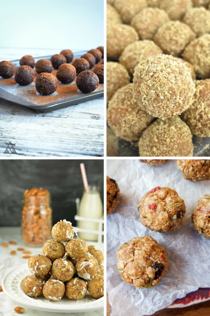 Healthy, Make-Ahead Breakfast Energy Balls / Bites Recipes from The Belly Rules The Mind