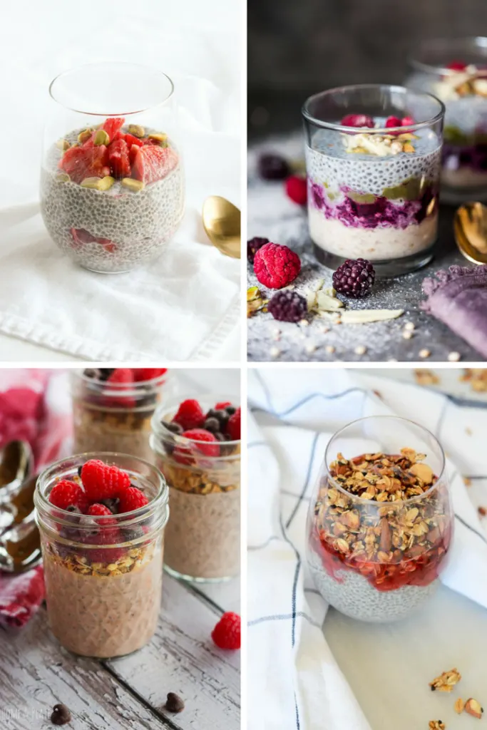 Healthy, No-Cook, Make-Ahead Breakfast Chia Puddings from The Belly Rules The Mind