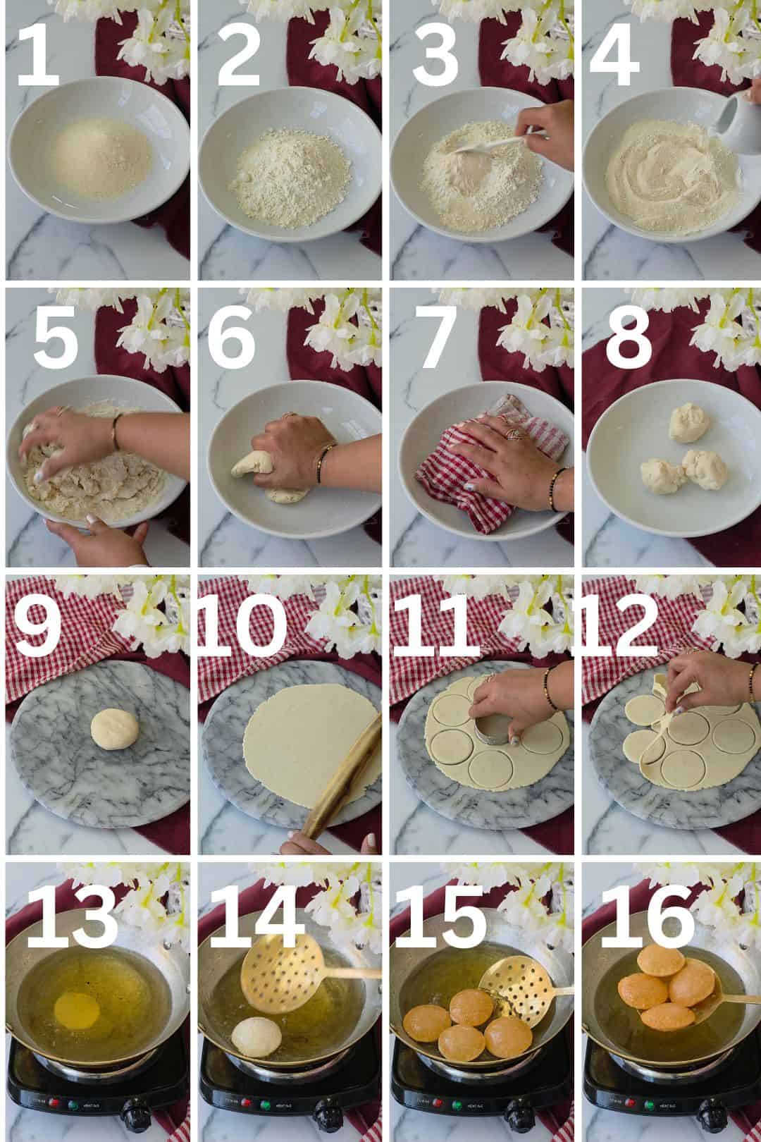 Step-by-step guide to making Sooji Puri for Pani Puri