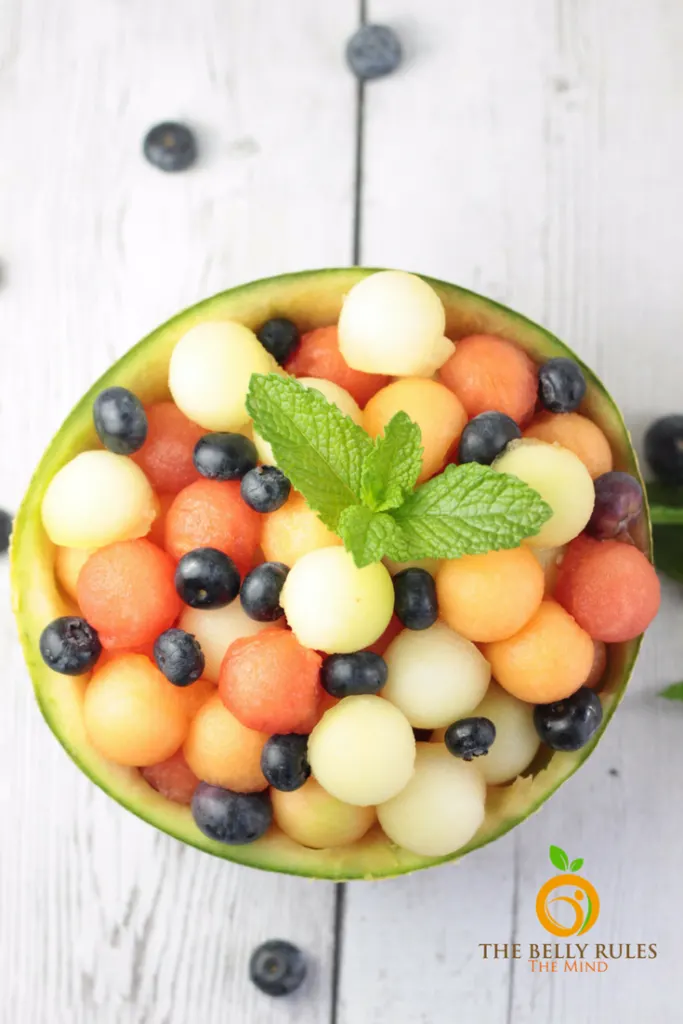 Summer Salad using Melons