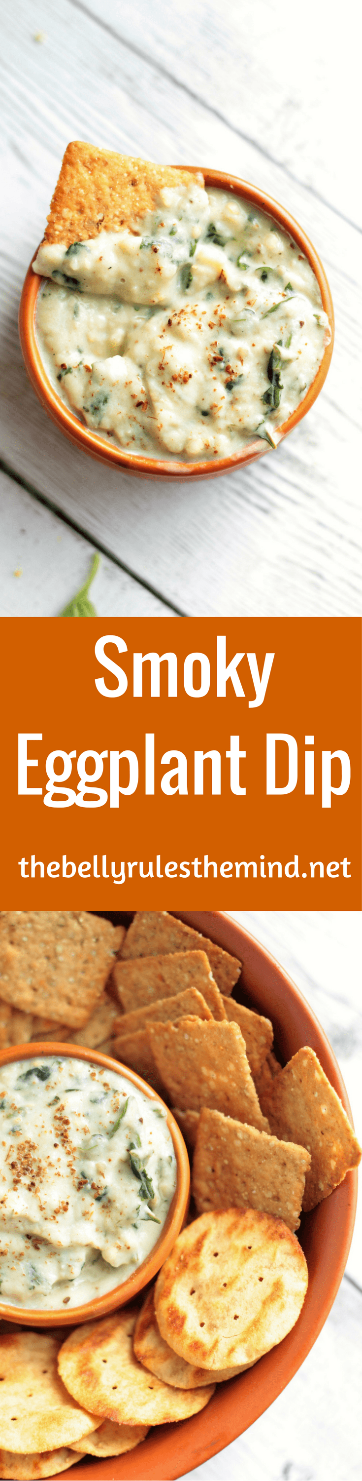 Smoky Eggplant dip with GOODTHiNS