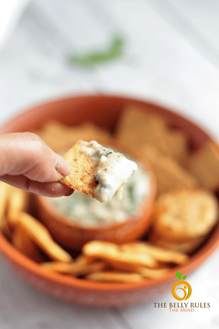 Smoky Eggplant dip with GOODTHiNS