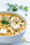 Vegan Tofu Mutter Curried Tofu