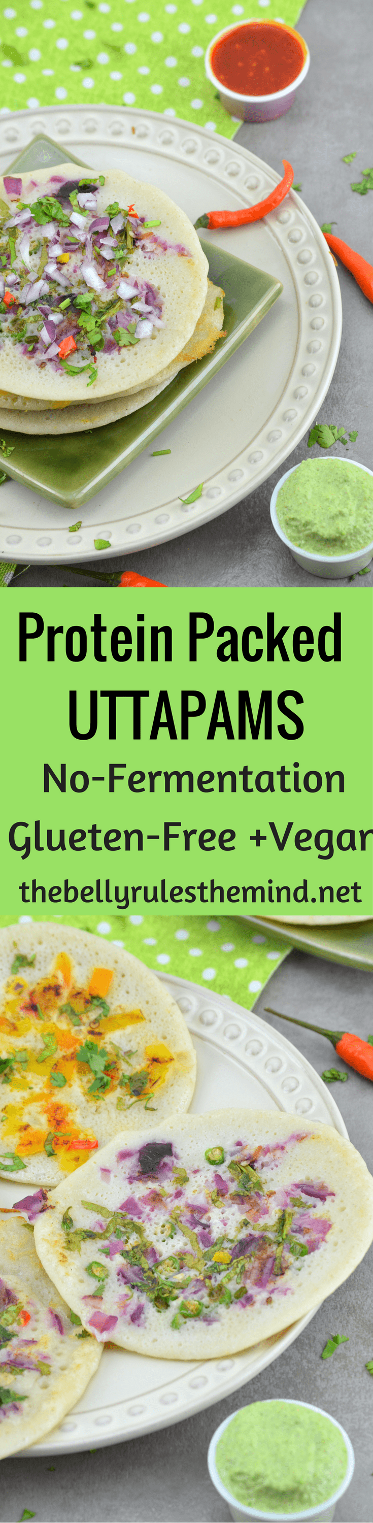 Protein packed Uttapam