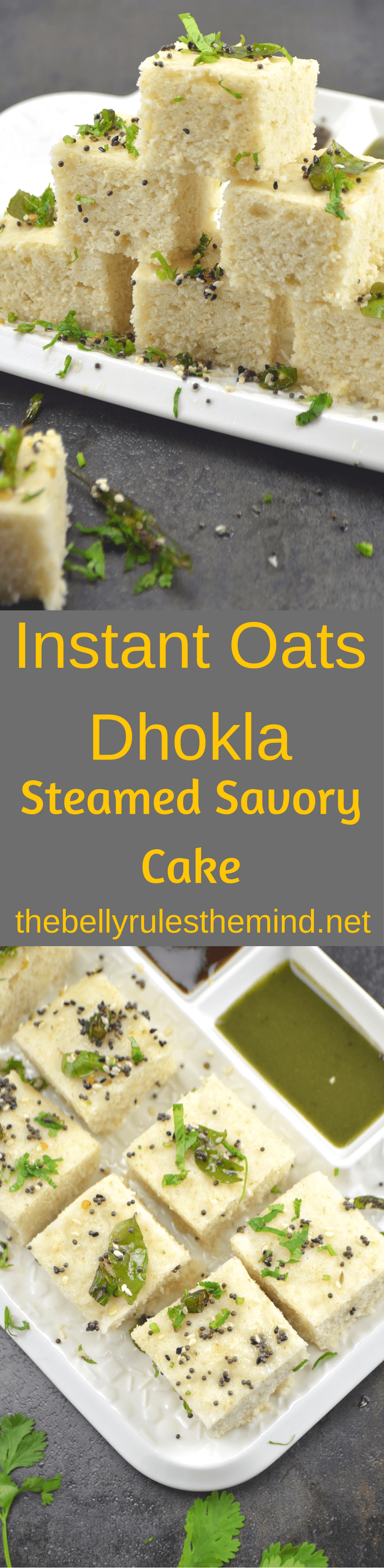 Instant Oats Semolina Dhokla