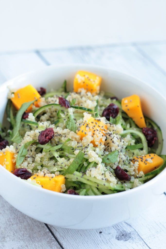 Quinoa Mango Cucumber Salad