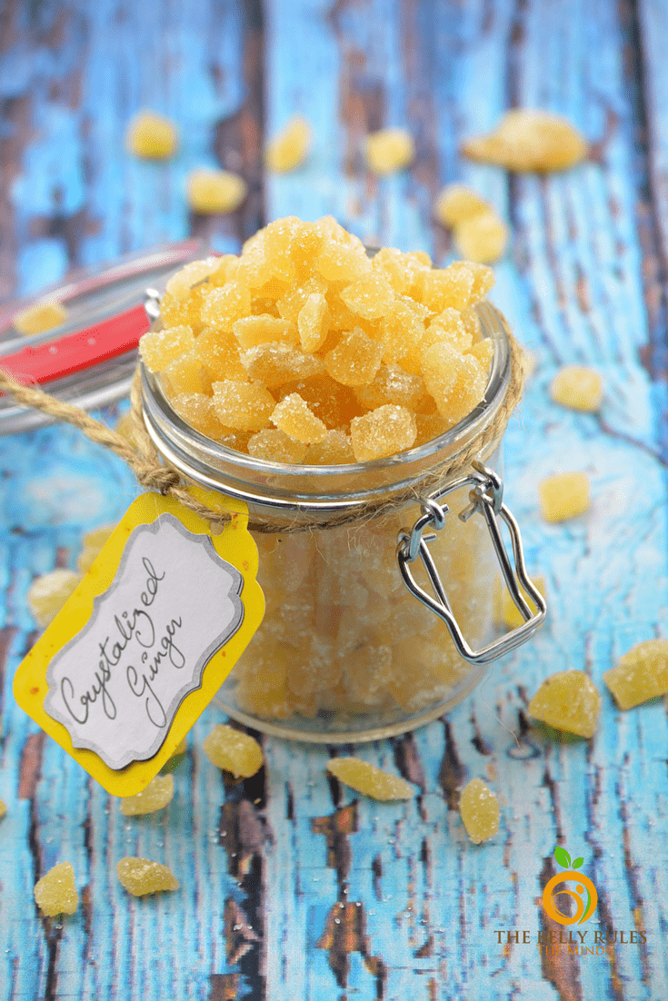 Crystallized Ginger Candied Ginger Recipe Thebellyrulesthemind