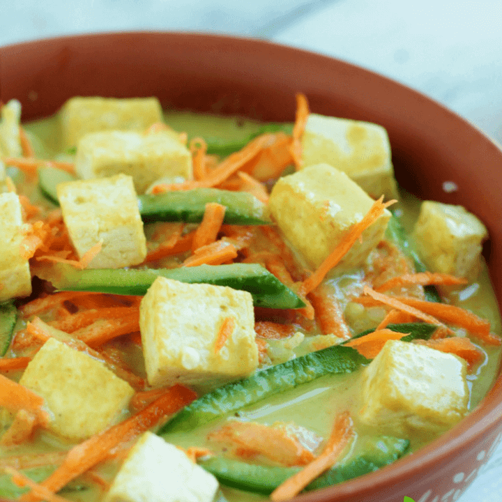 Thai Tofu Buddha Bowl vegan glutenfree