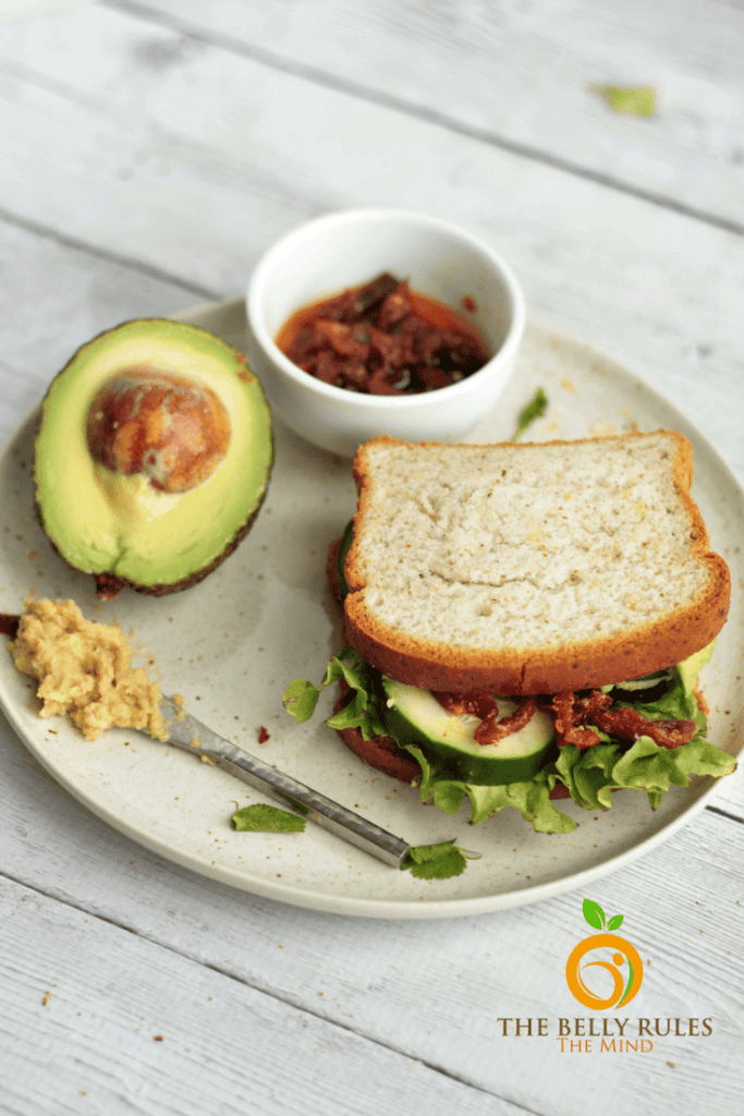 Sundried Tomato & Hummus Sandwich 