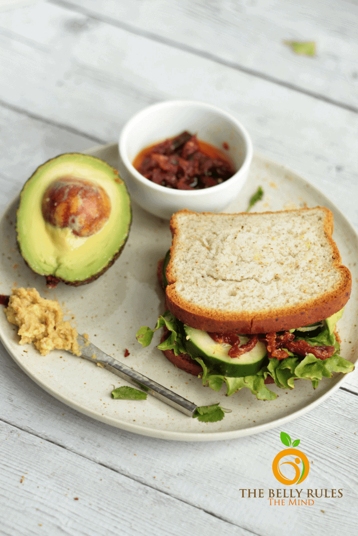 Sundried Tomato & Hummus Sandwich