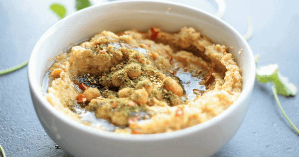 Za'atar Hummus (V+GF) | The Belly Rules The Mind