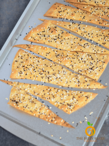 air fryer lavash chips / crackers