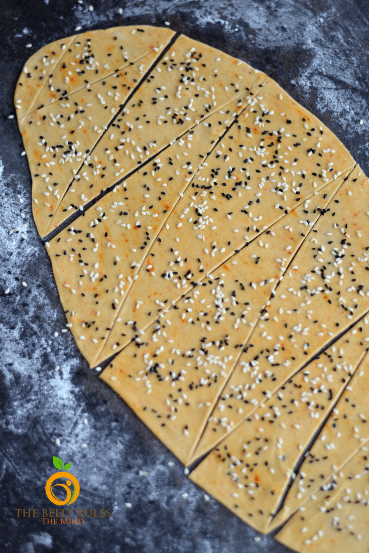 frites de lavash / crackers à la friteuse