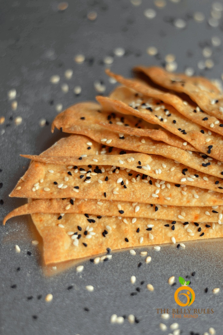 chips / cracker di lavash della friggitrice ad aria