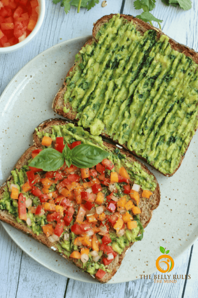 Avocado Toast with Veggies