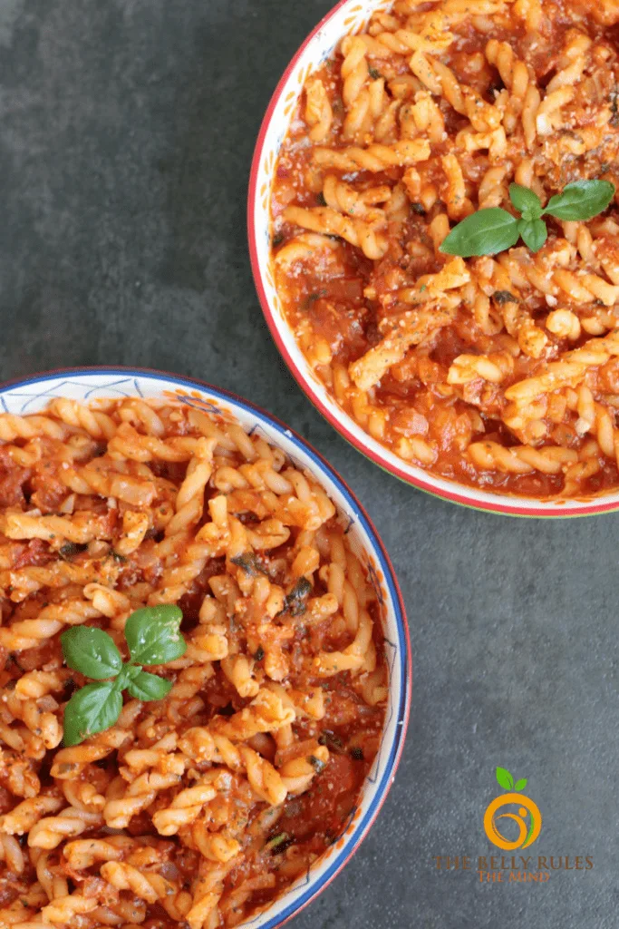 Instant Pot Vegan Pasta Arrabiatta Pasta