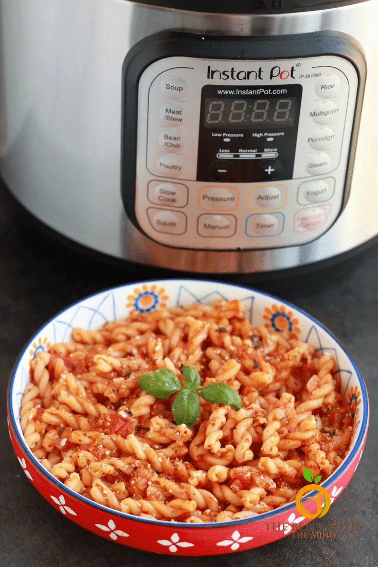 Instant Pot Vegan Pasta Arrabiatta Pasta