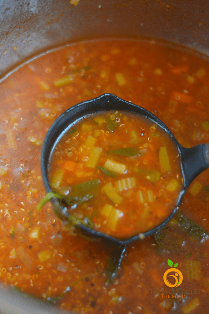 Instant Pot Vegetable Quinoa Soup (V+GF) The Belly Rules The Mind