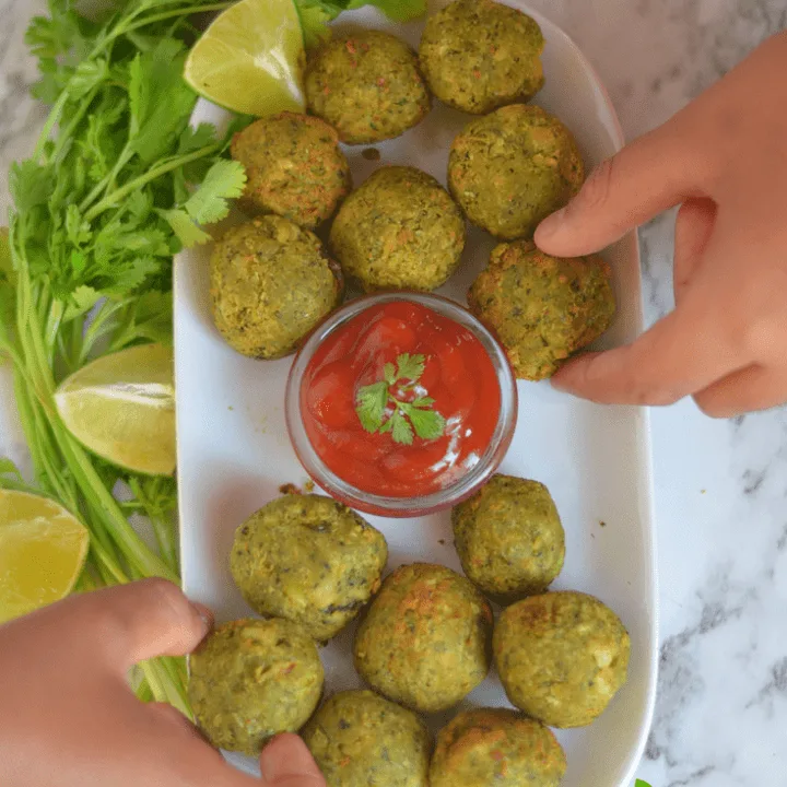 Vegan Hara Bhara Falafel Kabab